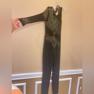 Gold formal jumpsuit